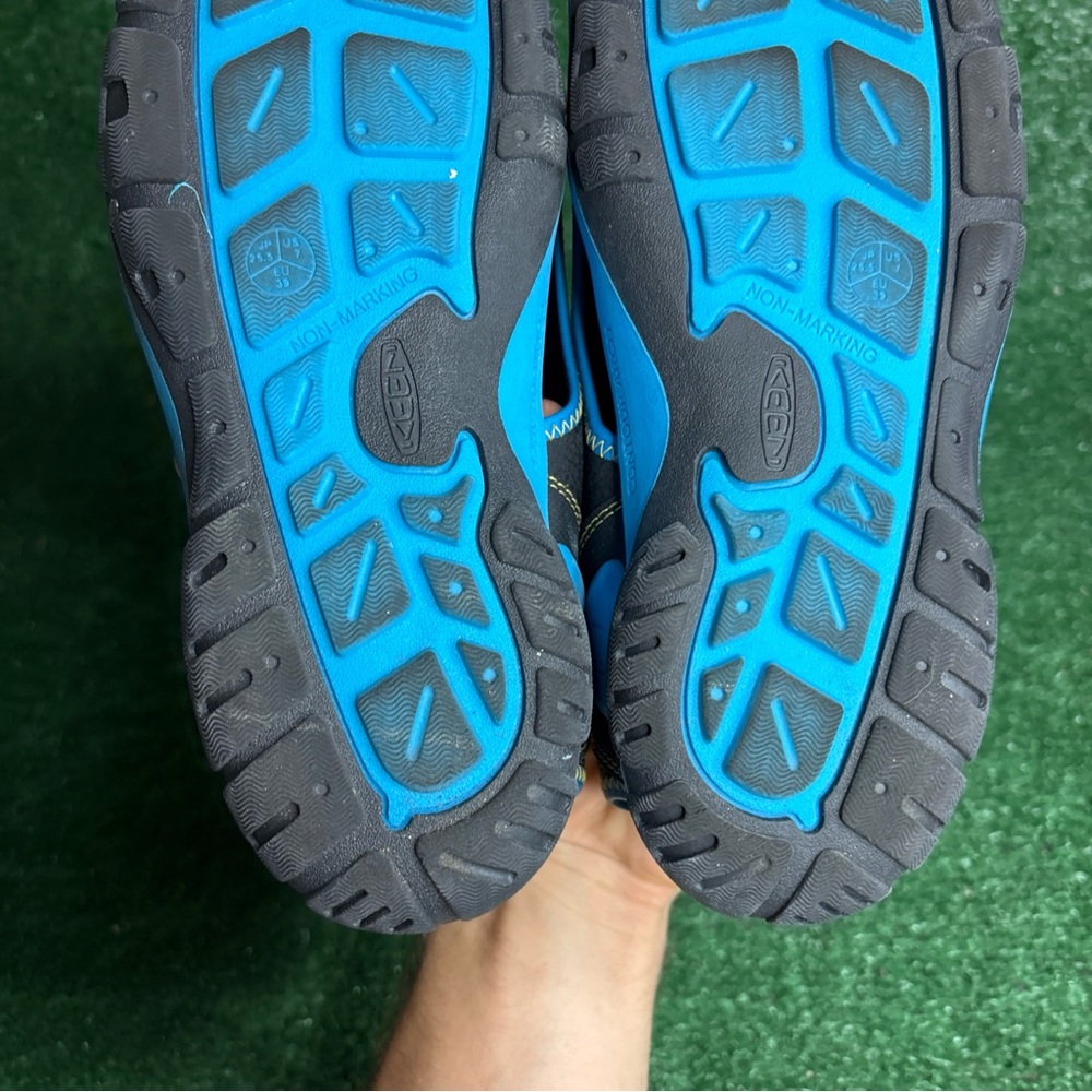 Keen Hiking Sandals Blue Yellow Women’s Size 8.5 (Mens 7) Outdoor Open Toe - Picture 10 of 12